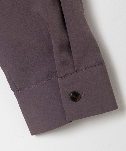 WEGO(ウィゴー)の「WEGO/オーバーシルエットシャツ(シャツ/ブラウス・レディース・ベージュ系その他/ホワイト系その他/パープル・FREE)」の20枚目の写真