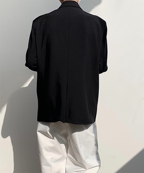 WESTBOY(ウエストボーイ)の「【COLN】Shirt-collar Tailored Jacket CLN21S09OT(テーラードジャケット・メンズ・ブラック/ベージュ・L/XL/M)」の6枚目の写真
