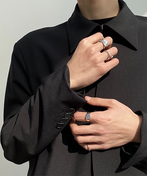WESTBOY(ウエストボーイ)の「【COLN】Shirt-collar Tailored Jacket CLN21S09OT(テーラードジャケット・メンズ・ブラック/ベージュ・L/XL/M)」の8枚目の写真