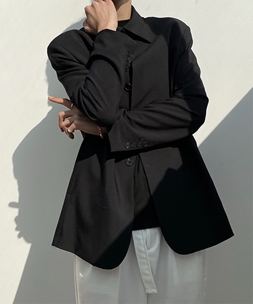 WESTBOY(ウエストボーイ)の「【COLN】Shirt-collar Tailored Jacket CLN21S09OT(テーラードジャケット・メンズ・ブラック/ベージュ・L/XL/M)」の9枚目の写真
