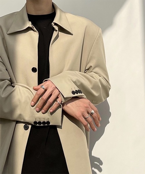 WESTBOY(ウエストボーイ)の「【COLN】Shirt-collar Tailored Jacket CLN21S09OT(テーラードジャケット・メンズ・ブラック/ベージュ・L/XL/M)」の15枚目の写真