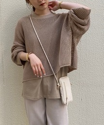 CAPRICIEUX LE'MAGE | 〈セットアイテム〉メッシュタンクアンサンブル(ニット/セーター)