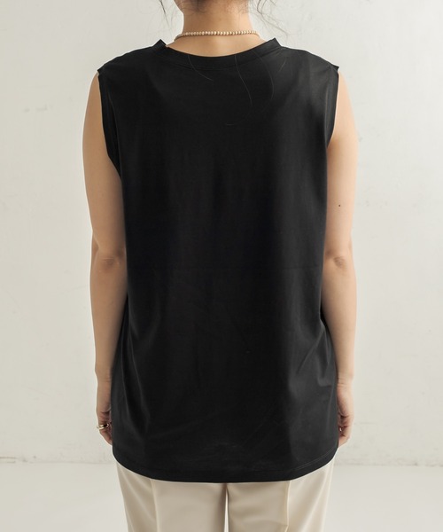 CAPRICIEUX LE'MAGE（カプリシューレマージュ）の「〈セットアイテム〉メッシュタンクアンサンブル（ニット/セーター・レディース・ブラック/ベージュ・FREE）」の21枚目の写真