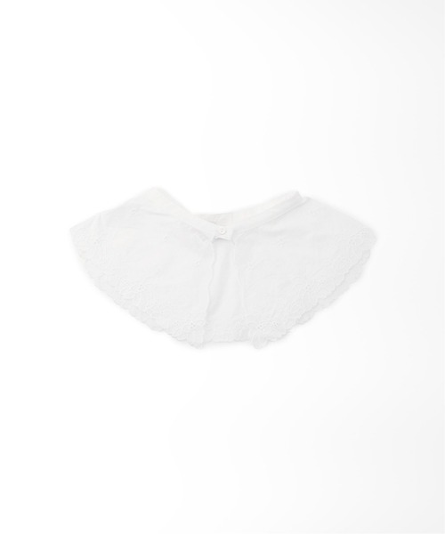 JOURNAL STANDARD relume(ジャーナルスタンダード レリューム)の「コットンタイプライター刺繍付け襟(その他小物・レディース・ブラック/ホワイト・FREE)」の1枚目の写真