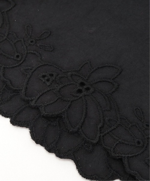 JOURNAL STANDARD relume(ジャーナルスタンダード レリューム)の「コットンタイプライター刺繍付け襟(その他小物・レディース・ブラック/ホワイト・FREE)」の8枚目の写真