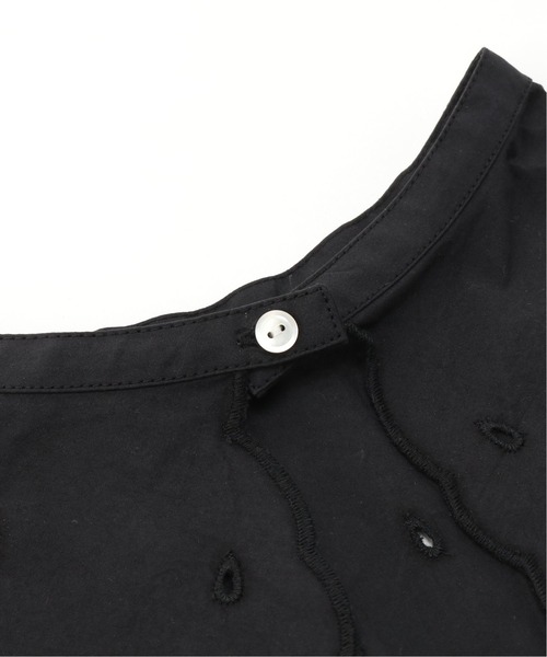 JOURNAL STANDARD relume(ジャーナルスタンダード レリューム)の「コットンタイプライター刺繍付け襟(その他小物・レディース・ブラック/ホワイト・FREE)」の5枚目の写真