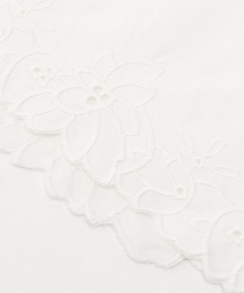 JOURNAL STANDARD relume(ジャーナルスタンダード レリューム)の「コットンタイプライター刺繍付け襟(その他小物・レディース・ブラック/ホワイト・FREE)」の9枚目の写真