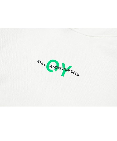 OY（オーワイ）の「【ZOZOTOWN限定アイテム ノベルティ付き】WAVE LOGO HOODIE/バックプリントプルオーバーパーカー（パーカー・メンズ・ホワイト/ブラック/グレー・FREE）」の4枚目の写真