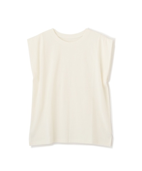 FREE'S MART（フリーズマート）の「◆フレンチスリーブパワショルカットソー（Tシャツ/カットソー・レディース・ホワイト/ブラック/オレンジ・FREE）」の2枚目の写真