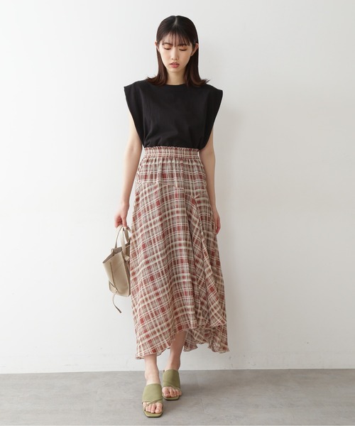 FREE'S MART（フリーズマート）の「◆フレンチスリーブパワショルカットソー（Tシャツ/カットソー・レディース・ホワイト/ブラック/オレンジ・FREE）」の8枚目の写真