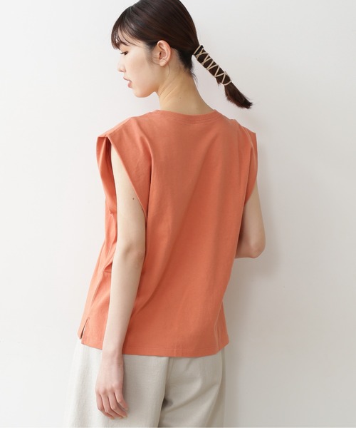 FREE'S MART（フリーズマート）の「◆フレンチスリーブパワショルカットソー（Tシャツ/カットソー・レディース・ホワイト/ブラック/オレンジ・FREE）」の16枚目の写真