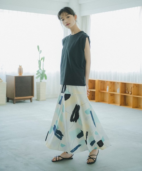 FREE'S MART（フリーズマート）の「◆フレンチスリーブパワショルカットソー（Tシャツ/カットソー・レディース・ホワイト/ブラック/オレンジ・FREE）」の21枚目の写真