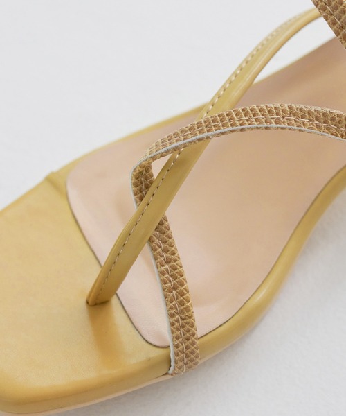 ROPE' PICNIC（ロペピクニック）の「【WEB限定】アシンメトリーデザイントングミュール（サンダル・レディース・ブラック系その他/ベージュ系その他/イエロー系その他・22.5cm/23.5cm/24.5cm）」の15枚目の写真