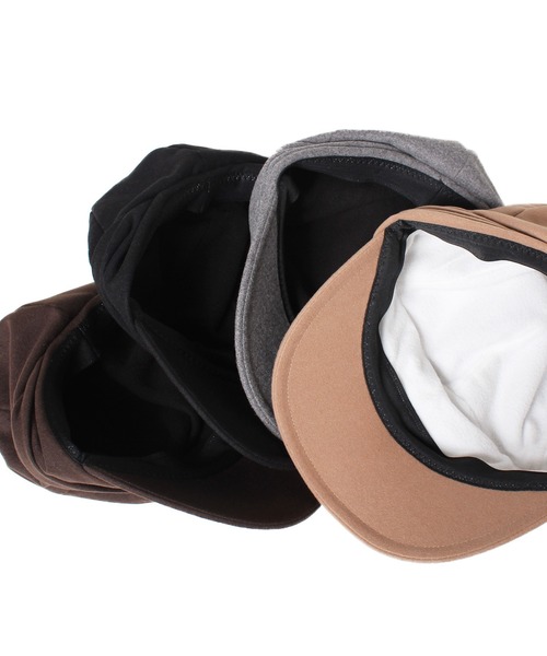 14+（イチヨンプラス）の「タック入りUVキャスケット（キャスケット・レディース・ブラック/ベージュ/グレー/モカ/ベージュ系その他/ブラック系その他/ブラウン系その他/グレー系その他・FREE）」の10枚目の写真