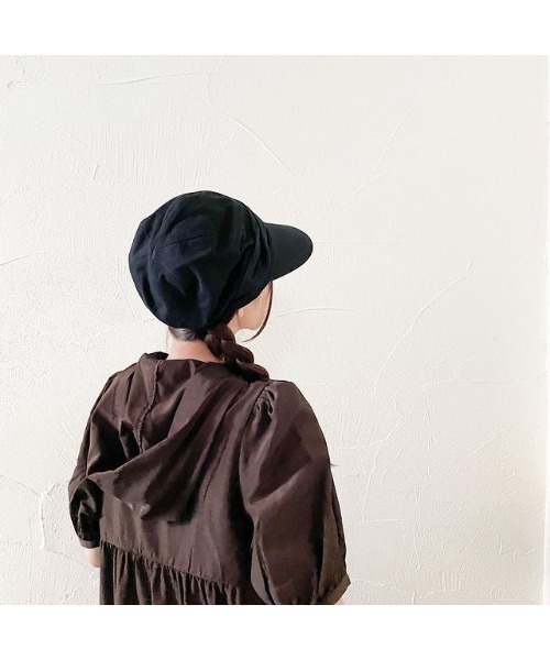 14+（イチヨンプラス）の「タック入りUVキャスケット（キャスケット・レディース・ブラック/ベージュ/グレー/モカ/ベージュ系その他/ブラック系その他/ブラウン系その他/グレー系その他・FREE）」の11枚目の写真