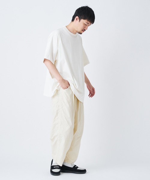 CIAOPANIC（チャオパニック）の「ハイゲージスムーススーパービッグＴシャツ（Tシャツ/カットソー・メンズ・ホワイト/ブラック/パープル/ブルー・FREE）」の11枚目の写真