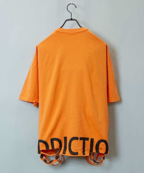 GALLIS ADDICTION(ガリスアディクション)の「GA DAMAGE LOGO TEE/ダメージ ロゴ 半袖Tシャツ(Tシャツ/カットソー・メンズ・ナチュラル/チャコール/ライトオレンジ系・M/L)」の17枚目の写真