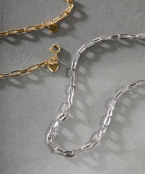 Chico（チコ）の「ハートチェーンネックレス（ネックレス・レディース・シルバー/ゴールド・FREE）」の3枚目の写真