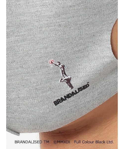 Perfect Suit FActory（パーフェクトスーツファクトリー）の「バンクシーマスク　グレー　Graffiti Is A Crime（マスク・メンズ・ライトグレー・FREE）」の5枚目の写真