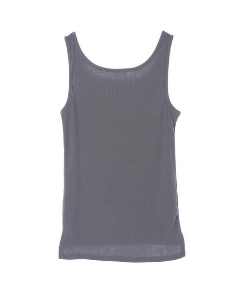 koe（コエ）の「スクエアネックリブタンクトップ＊（タンクトップ・レディース・ブルー/アイボリー/ベージュ・M/L）」の8枚目の写真