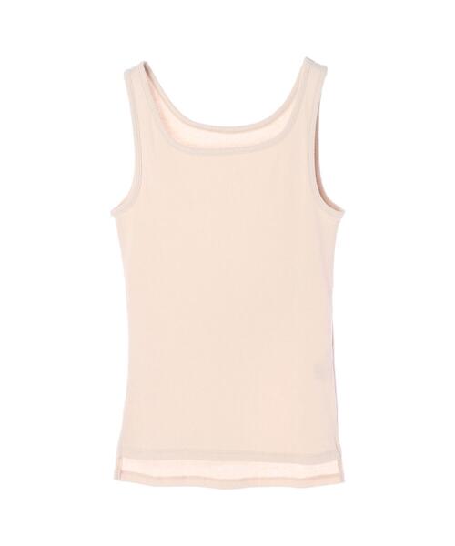 koe（コエ）の「スクエアネックリブタンクトップ＊（タンクトップ・レディース・ブルー/アイボリー/ベージュ・M/L）」の12枚目の写真