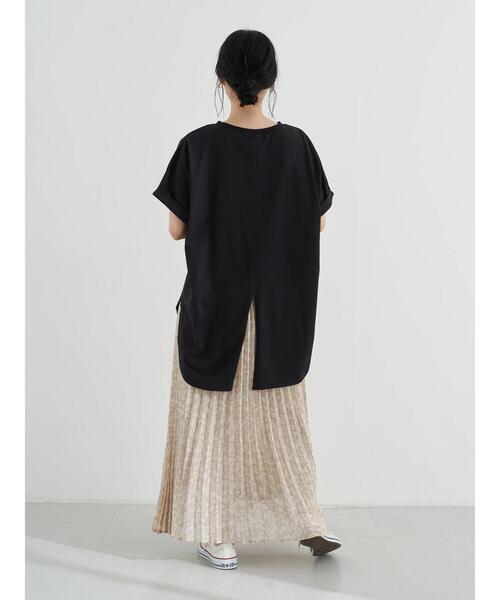 earth music&ecology（アースミュージックアンドエコロジー）の「フラワープリーツスカート　＊（スカート・レディース・ブラック/ライトベージュ/ミント・FREE）」の17枚目の写真