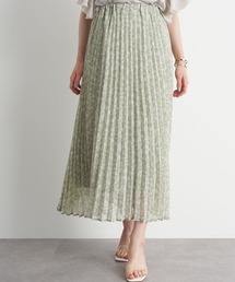 earth music&ecology | フラワープリーツスカート　＊(スカート)