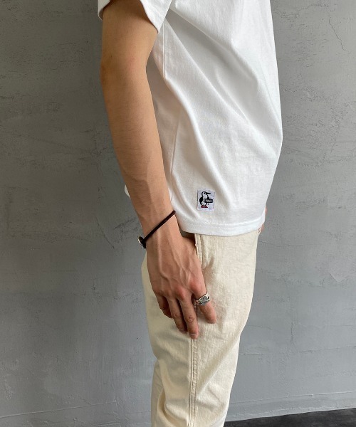 CHUMS（チャムス）の「[CHUMS/チャムス] BOOBY ペイントポケットTシャツ（Tシャツ/カットソー・レディース・ブラック/ヘザーグレー/ホワイト/ネイビー・M/XL/S/L）」の12枚目の写真