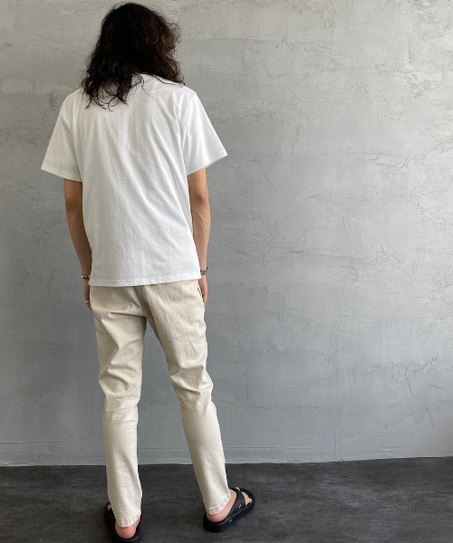 CHUMS（チャムス）の「[CHUMS/チャムス] BOOBY ペイントポケットTシャツ（Tシャツ/カットソー・レディース・ブラック/ヘザーグレー/ホワイト/ネイビー・M/XL/S/L）」の11枚目の写真