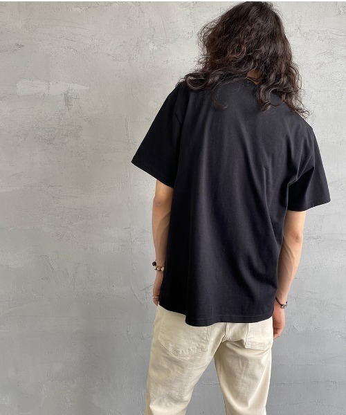 CHUMS（チャムス）の「[CHUMS/チャムス] BOOBY ペイントポケットTシャツ（Tシャツ/カットソー・レディース・ブラック/ヘザーグレー/ホワイト/ネイビー・M/XL/S/L）」の7枚目の写真