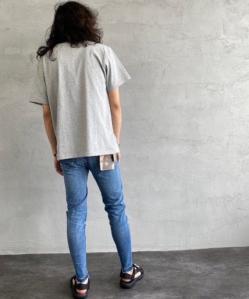 CHUMS（チャムス）の「[CHUMS/チャムス] BOOBY ペイントポケットTシャツ（Tシャツ/カットソー・レディース・ブラック/ヘザーグレー/ホワイト/ネイビー・M/XL/S/L）」の8枚目の写真