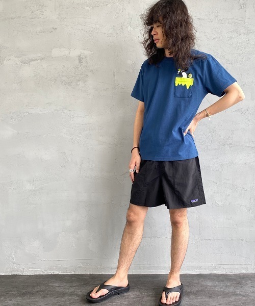CHUMS（チャムス）の「[CHUMS/チャムス] BOOBY ペイントポケットTシャツ（Tシャツ/カットソー・レディース・ブラック/ヘザーグレー/ホワイト/ネイビー・M/XL/S/L）」の19枚目の写真