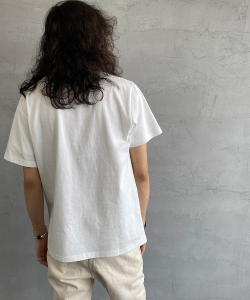 CHUMS（チャムス）の「[CHUMS/チャムス] BOOBY ペイントポケットTシャツ（Tシャツ/カットソー・レディース・ブラック/ヘザーグレー/ホワイト/ネイビー・M/XL/S/L）」の20枚目の写真