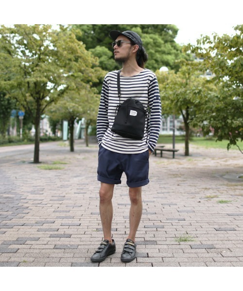 FREDRIK PACKERS（フレドリックパッカーズ）の「【FREDRIK PACKERS】BELLSACK M　ベルサック　メッシュサコッシュ（ショルダーバッグ・レディース・ブラック/ベージュ・FREE）」の3枚目の写真