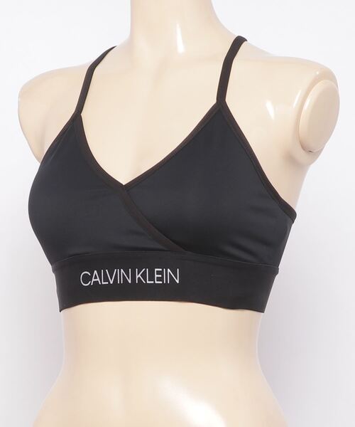 Calvin Klein(カルバン・クライン)の「CALVIN KLEIN/カルバンクライン スポーツブラ 4WS0K175(スポーツブラ・レディース・ブラック・S/M)」の3枚目の写真