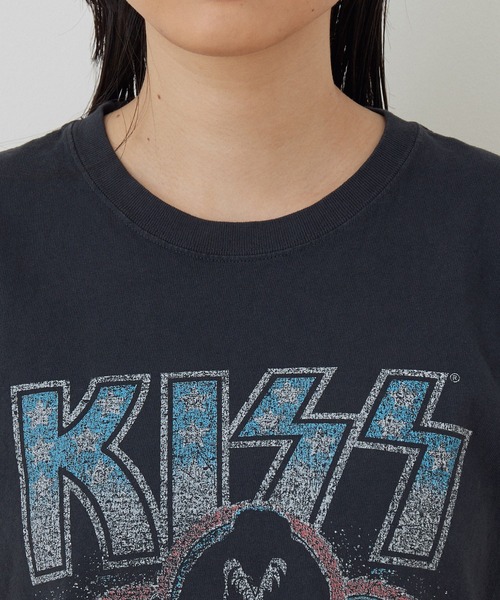 ADAM ET ROPE'（アダムエロペ）の「ROCK TEE（Tシャツ/カットソー・レディース・ブラック/ブラック系その他/ホワイト系その他・FREE）」の18枚目の写真