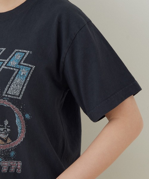 ADAM ET ROPE'（アダムエロペ）の「ROCK TEE（Tシャツ/カットソー・レディース・ブラック/ブラック系その他/ホワイト系その他・FREE）」の14枚目の写真