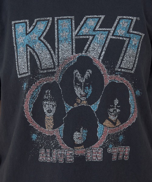 ADAM ET ROPE'（アダムエロペ）の「ROCK TEE（Tシャツ/カットソー・レディース・ブラック/ブラック系その他/ホワイト系その他・FREE）」の5枚目の写真