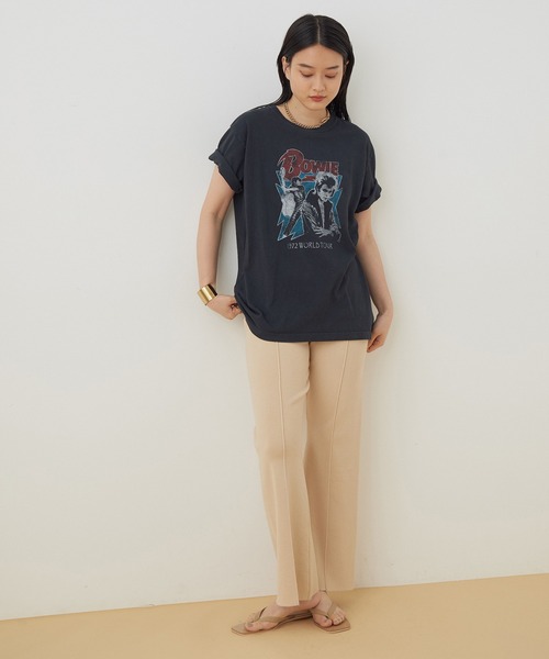 ADAM ET ROPE'（アダムエロペ）の「ROCK TEE（Tシャツ/カットソー・レディース・ブラック/ブラック系その他/ホワイト系その他・FREE）」の19枚目の写真