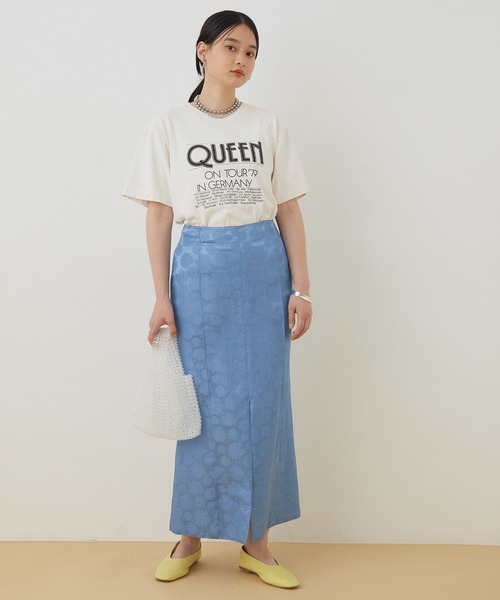 ADAM ET ROPE'（アダムエロペ）の「ROCK TEE（Tシャツ/カットソー・レディース・ブラック/ブラック系その他/ホワイト系その他・FREE）」の15枚目の写真