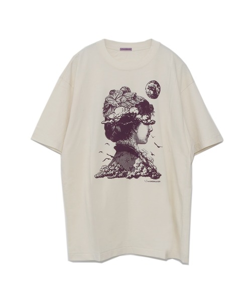 SueUNDERCOVER（スーアンダーカバー）の「SU2A2803（Tシャツ/カットソー・レディース・ホワイト/アイボリー/ブラック・1/2）」の3枚目の写真