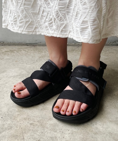 CAPRICIEUX LE'MAGE(カプリシューレマージュ)の「【DESCENTE/デサント】エナザイトカームサンダル(サンダル・レディース・ホワイト/ブラック・23cm/24cm)」の18枚目の写真