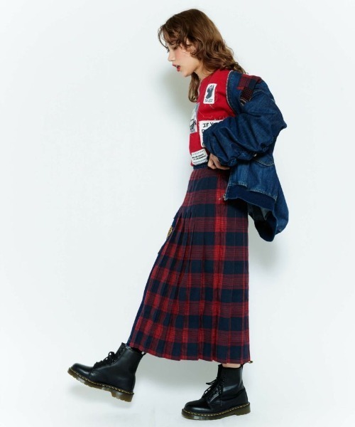 Candy Stripper（キャンディストリッパー）の「CANDY PATCHWORK DENIM ブルゾン（ブルゾン・レディース・ブラック/インディゴブルー・2）」の4枚目の写真