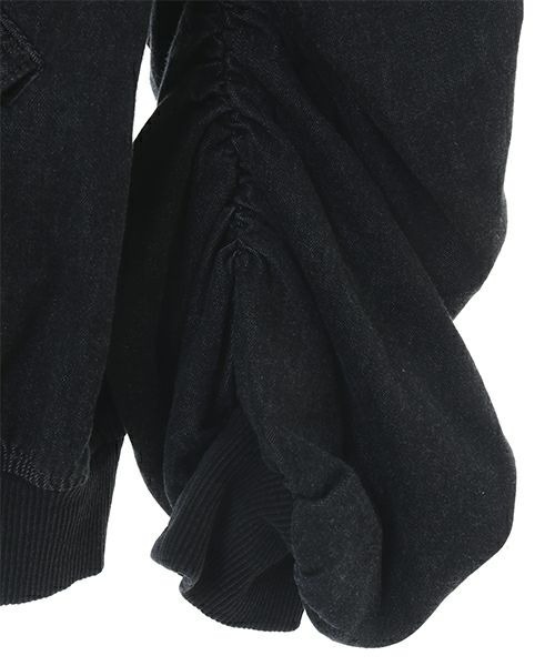 Candy Stripper（キャンディストリッパー）の「CANDY PATCHWORK DENIM ブルゾン（ブルゾン・レディース・ブラック/インディゴブルー・2）」の12枚目の写真