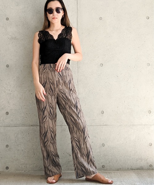 Per sist ence（パーシエンス）の「Per sist ence/パーシエンス　総レース カップ付きタンクトップ（タンクトップ・レディース・モカ/オフホワイト/ブラック・FREE）」の12枚目の写真