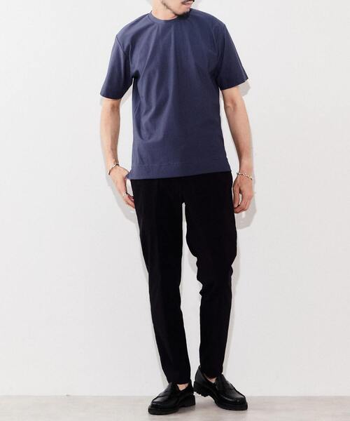 EYE. D WEARing（アイディウェアリング）の「EYE.D WEARingクールマックスサッカーボーダーＴシャツ（Tシャツ/カットソー・メンズ・ホワイト系その他/ブルー・3/4）」の11枚目の写真