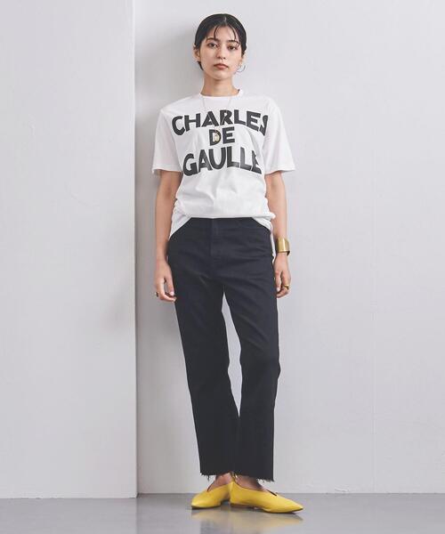 m's braque（エムズブラック）の「別注＜m's braque（エムズ ブラック）＞CDG Tシャツ◆（Tシャツ/カットソー・レディース・ホワイト・MEDIUM）」の6枚目の写真