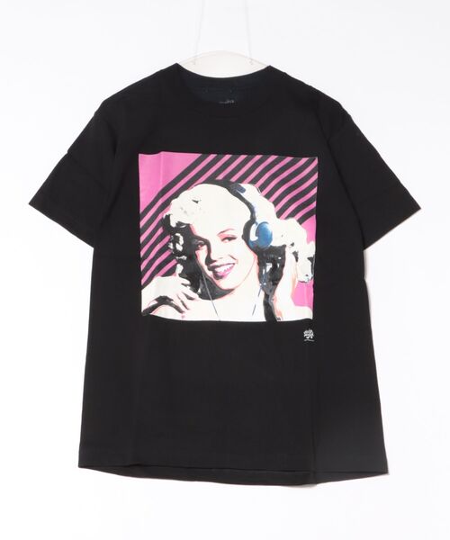 tone（トーン）の「【RadioDays/ラジオデイズ】MARILYN MONROE S/S(UN)（Tシャツ/カットソー・メンズ・ホワイト/ブラック・MEDIUM/LARGE/X-LARGE）」の2枚目の写真
