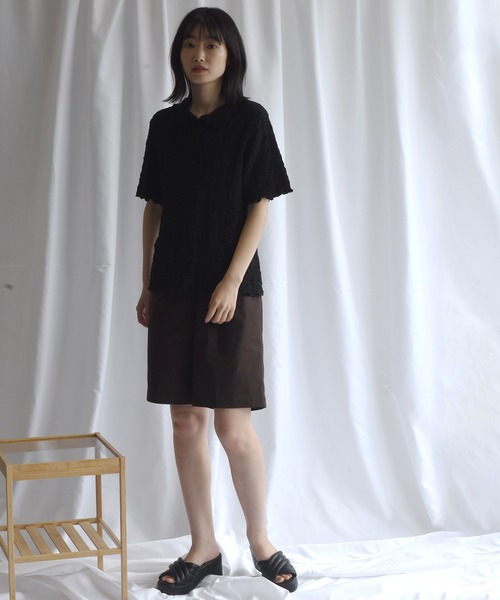 Alley by w closet(アリーバイダブルクローゼット)の「【Alley】ぷっくりクロスミュール(サンダル・レディース・ホワイト/ブラック/イエロー・M/L)」の15枚目の写真