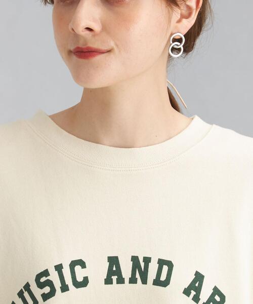 Goodwear(Since1983)（グッドウェア）の「＜Goodwear(グッドウェア)＞ ロゴ 6分袖 スウェット プルオーバー カットソー（Tシャツ/カットソー・レディース・ライトグレー/ネイビー/オフホワイト・FREE）」の7枚目の写真